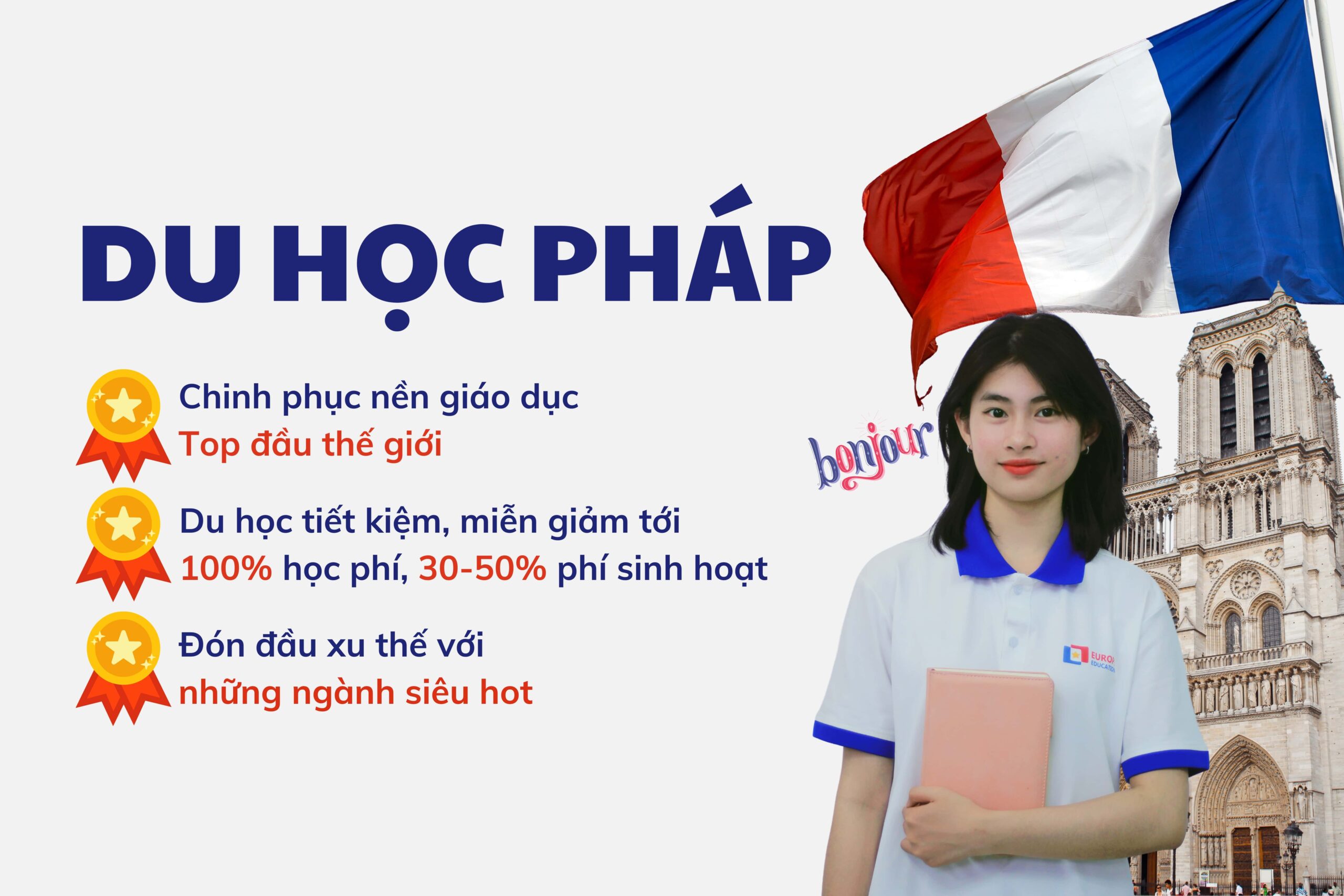 Dịch Vụ Du Học Pháp Của Trung Tâm Europe Education