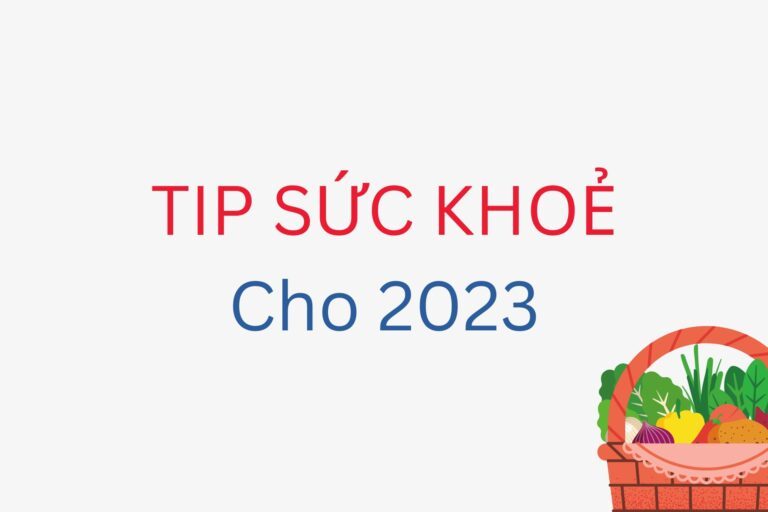 Infographic Tip Sức Khoẻ Năm 2023